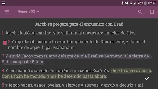 Holy Bible Reina Valera 1960 screenshot