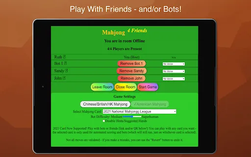 Mahjong 4 Friends: Multiplayer screenshot