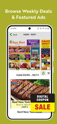 Save Mart Supermarkets screenshot
