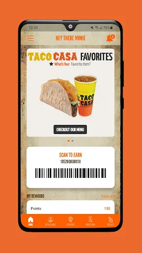 Taco Casa Loyalty screenshot