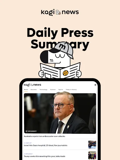 Kagi News screenshot