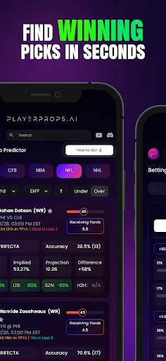 PlayerProps.ai: Win More Picks screenshot