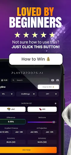 PlayerProps.ai: Win More Picks screenshot