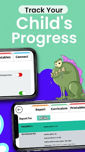 Monster Math: Games For Kids screenshot