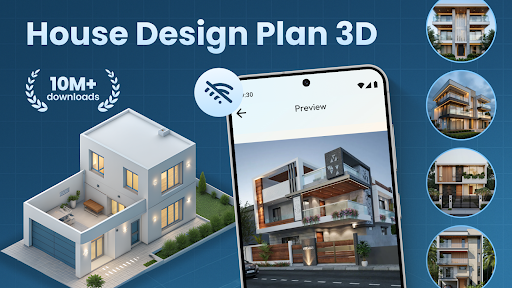 House Design Plan 3D App screenshot