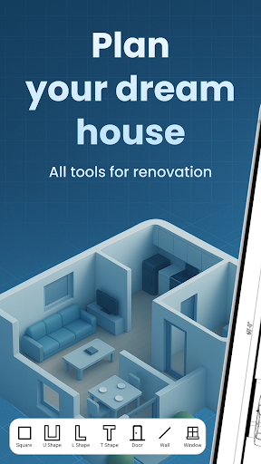 House Design Plan 3D App screenshot