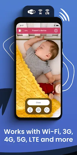 Baby Monitor Saby - 3G Babycam screenshot
