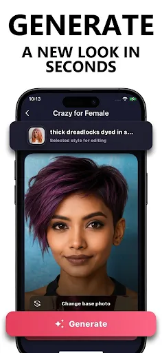 Try Hairstyles-AI Change Color screenshot