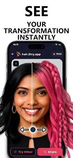 Try Hairstyles-AI Change Color screenshot