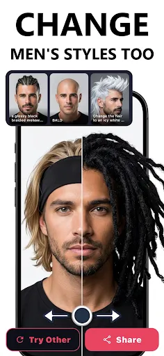Try Hairstyles-AI Change Color screenshot