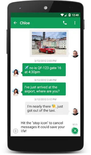 Chomp SMS screenshot