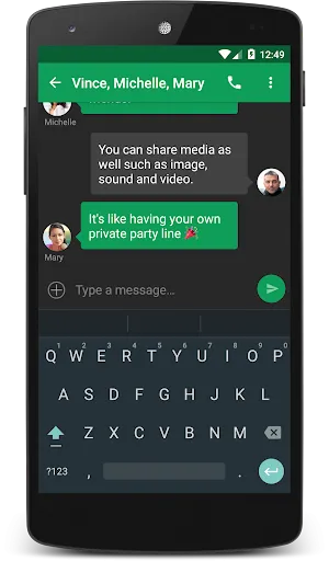 Chomp SMS screenshot