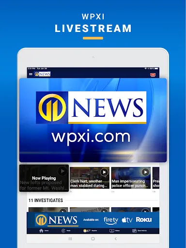 WPXI News screenshot