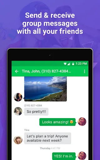 Nextplus: Phone # Text + Call screenshot