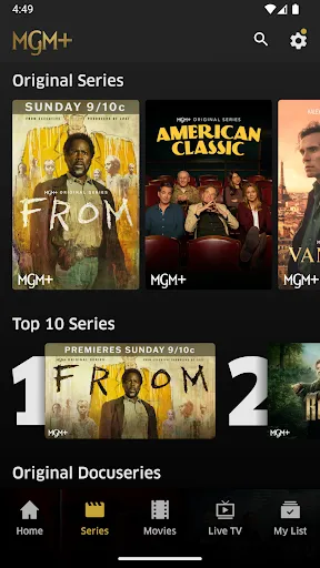 MGM+ screenshot