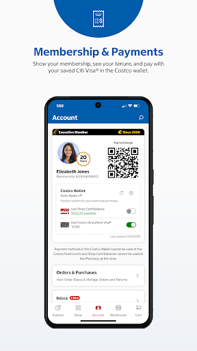 Costco Wholesale screenshot