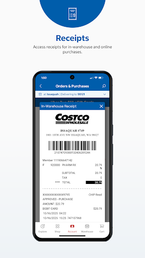 Costco Wholesale screenshot