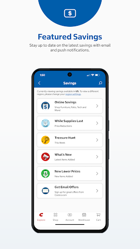 Costco Wholesale screenshot