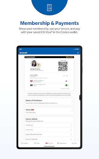 Costco Wholesale screenshot
