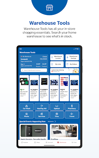 Costco Wholesale screenshot