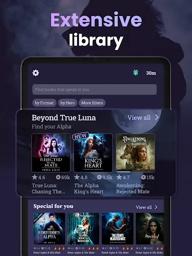 MoonLit - Werewolf Novels screenshot