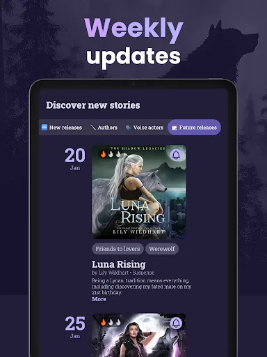 MoonLit - Werewolf Novels screenshot