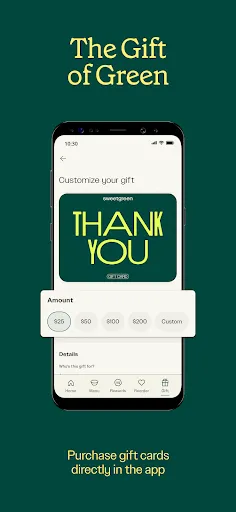 sweetgreen screenshot