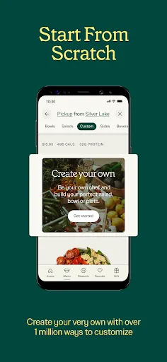 sweetgreen screenshot