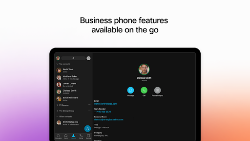 Webex screenshot