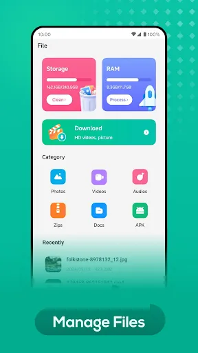 Aura Browser screenshot