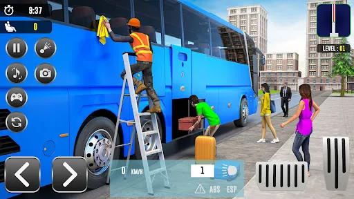 Bus Driving Simulator Bus game screenshot