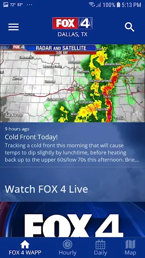 FOX 4: DFW WAPP - Weather screenshot