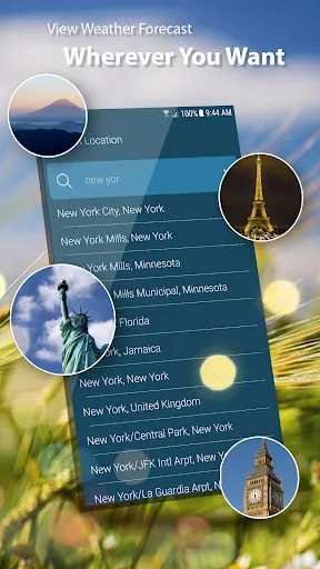 Weather screenshot