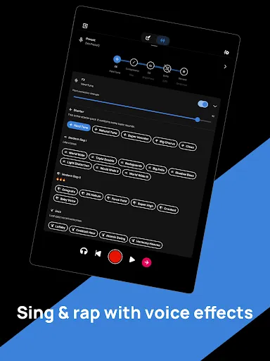 Voloco: Auto Vocal Tune Studio screenshot