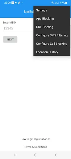 Parental Control NetEchoAPP screenshot