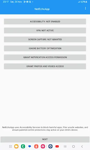 Parental Control NetEchoAPP screenshot