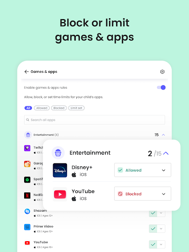 Qustodio Parental Control App screenshot