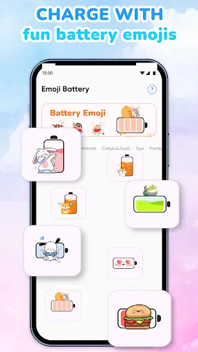 Emoji Battery: Status Bar screenshot