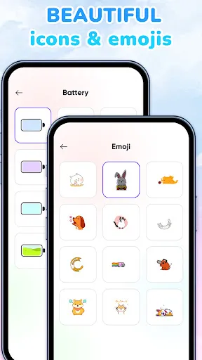 Emoji Battery: Status Bar screenshot