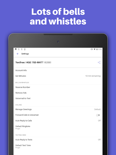 Text Free: Calling & Texting screenshot