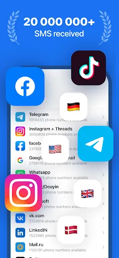 SMS Virtual - Receive SMS screenshot