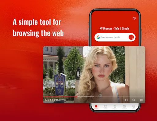 XV Browser - Safe & Simple screenshot