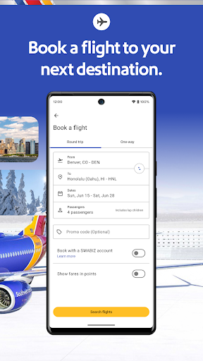 Southwest Airlines: Travel App screenshot