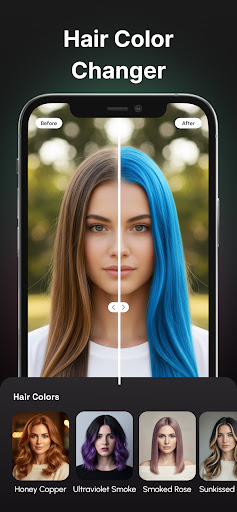 Hair Color Try On – AI Changer screenshot