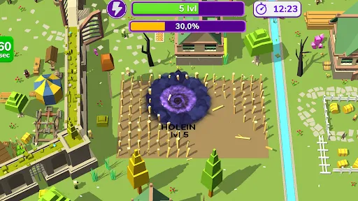 Holein eating games io offline screenshot