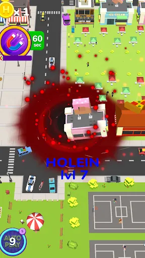 Holein eating games io offline screenshot