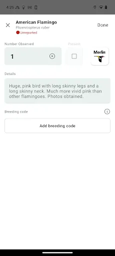 eBird by Cornell Lab screenshot
