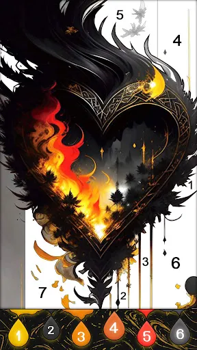 Fluid Art:Color By Number screenshot