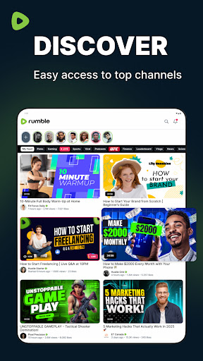 Rumble: Stream & Watch Videos screenshot