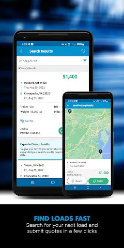 TQL Carrier Dashboard screenshot